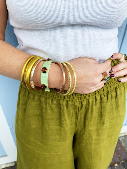 Linsey Cuff in Midnight Express- Matcha