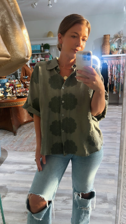 Saint Top in green