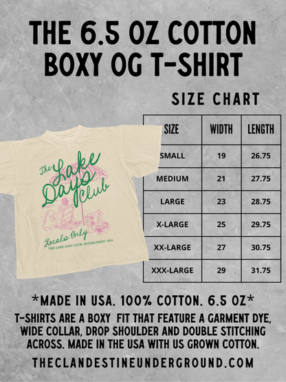 Underground Original Design: County Fair Funorama, Western Boxy Cotton TShirt