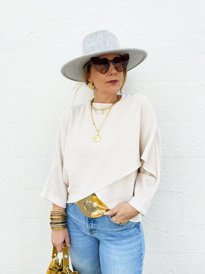Zoe X Top In Cream