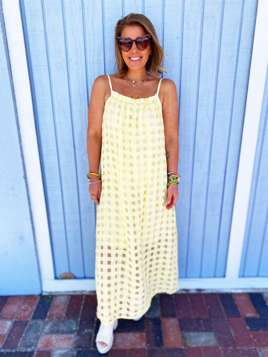 Avery Dress in Yellow