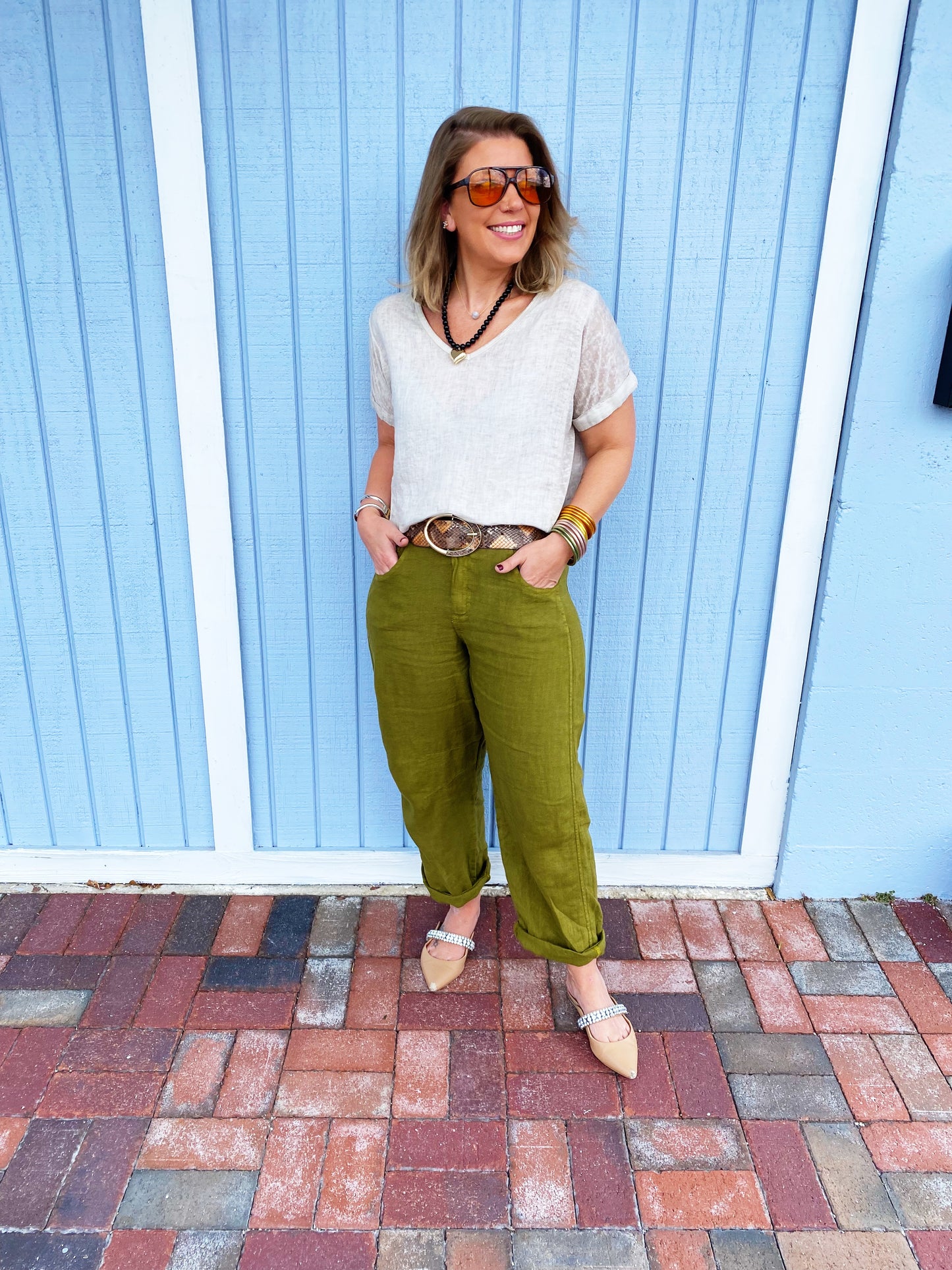 Linda Linen Pant