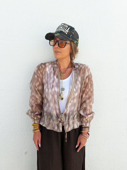 Waylen Jacket in Cream