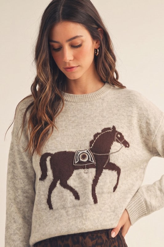Equestrian Sweater PREORDER BEG OF AUGUST