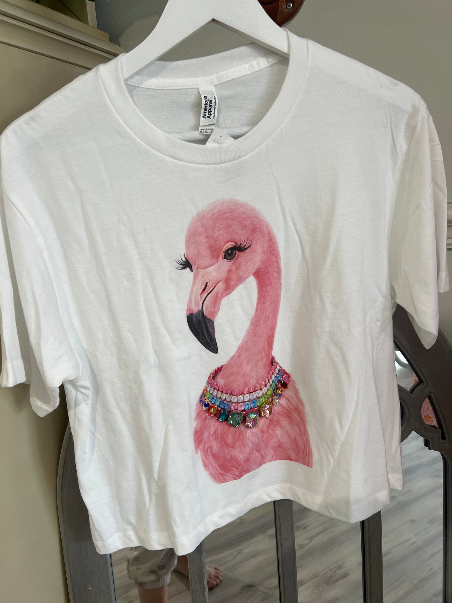 REAL BLING Flamingo Boxy Tee