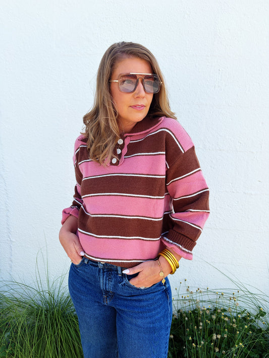 Sunset Harbor Pullover
