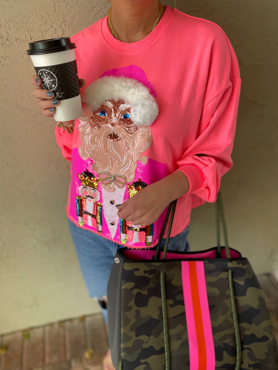 Ho Ho Holy Pink Santa!