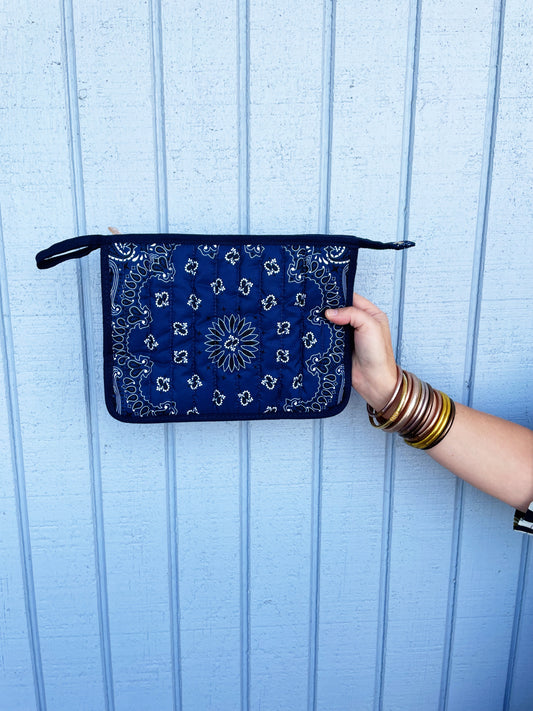 Beau Bandana Pouch Navy