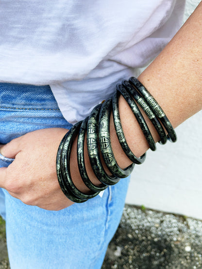 Koi Shadow Tzubbie All Weather Bangle Medium