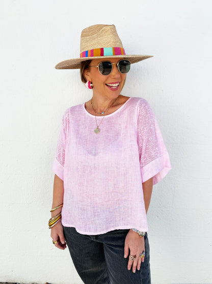 Veronica Top Pink