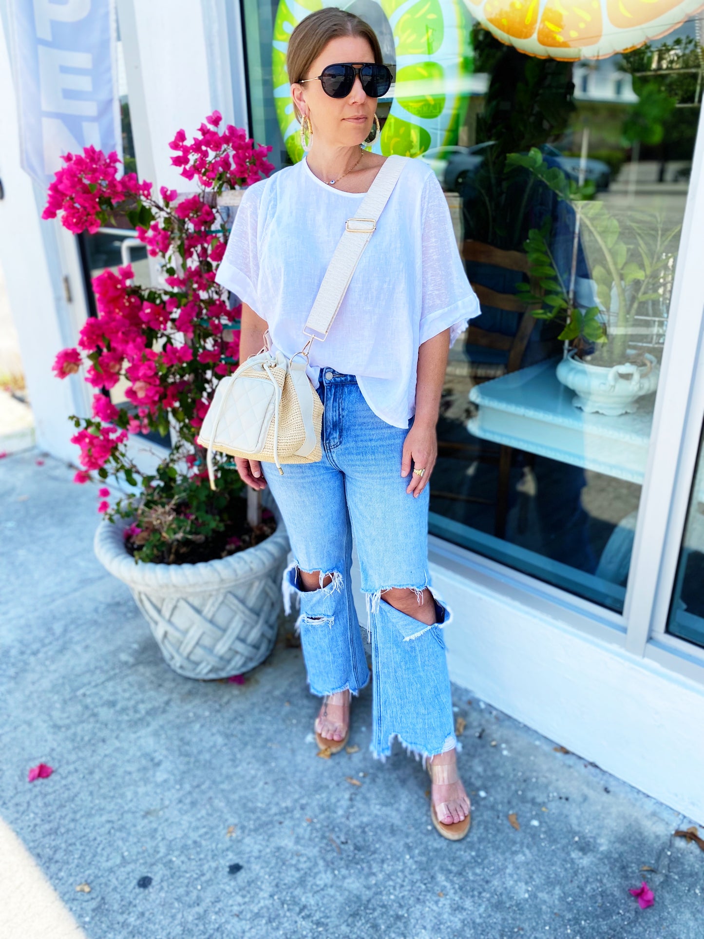 Lindsey Drift Bucket Bag