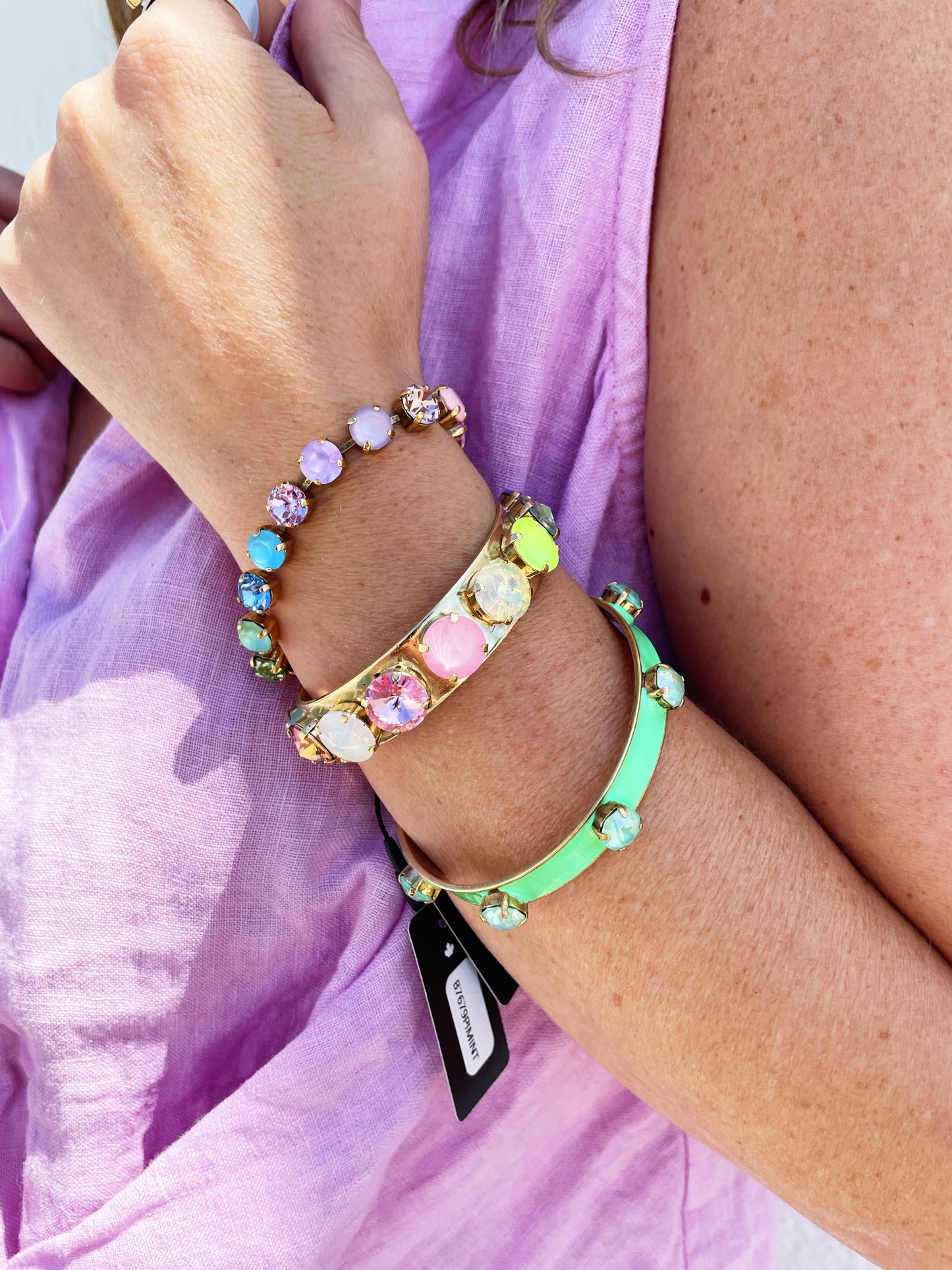 TOVA Keira Cuff in Fairy Dust (middle)
