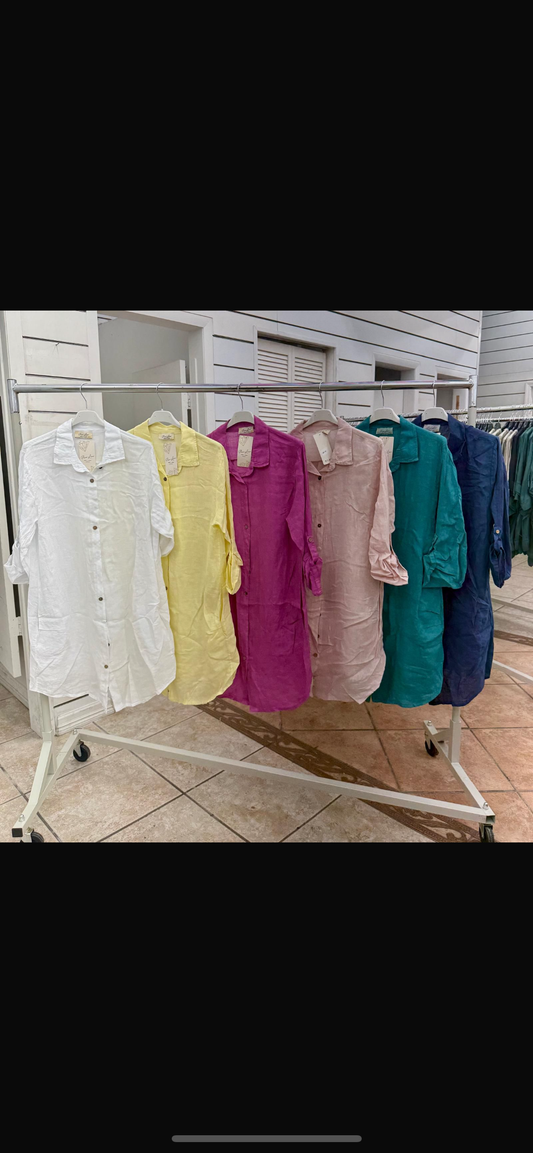 Rylee Dress in Magenta