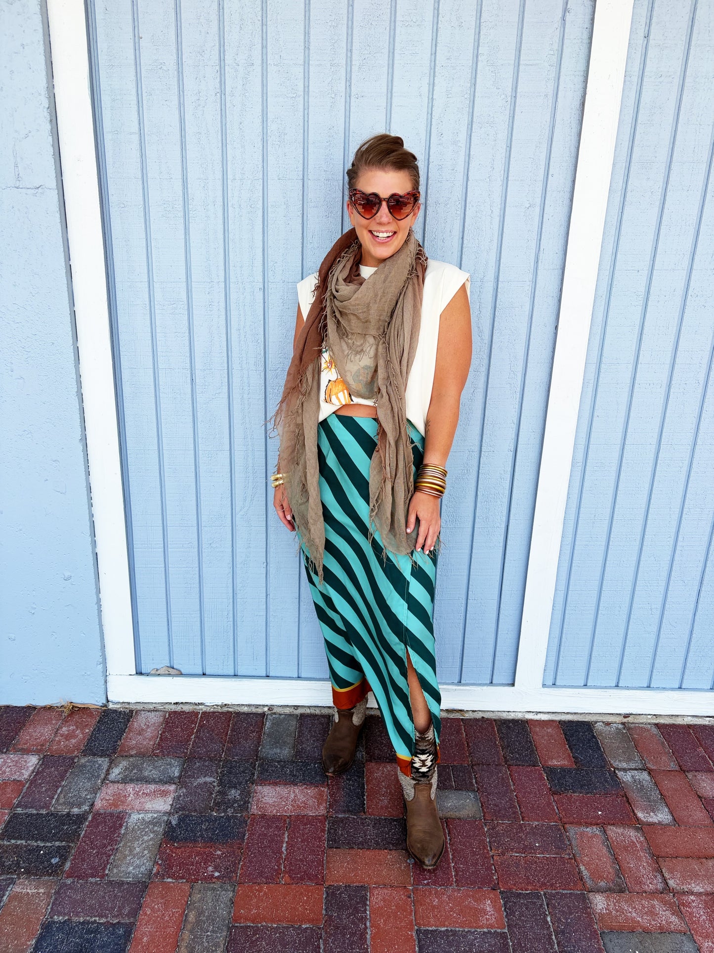 Ericka Skirt in  Green
