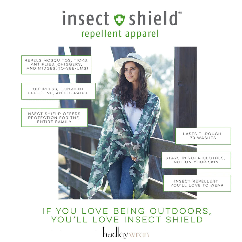 Insect Shield Scarf Multiple Prints