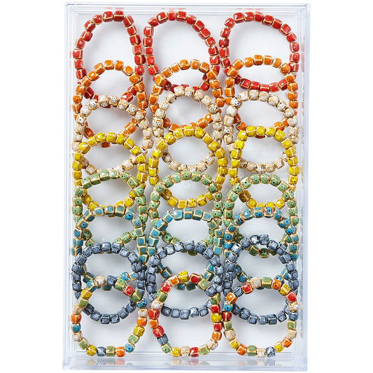 Cube Clay Bracelets