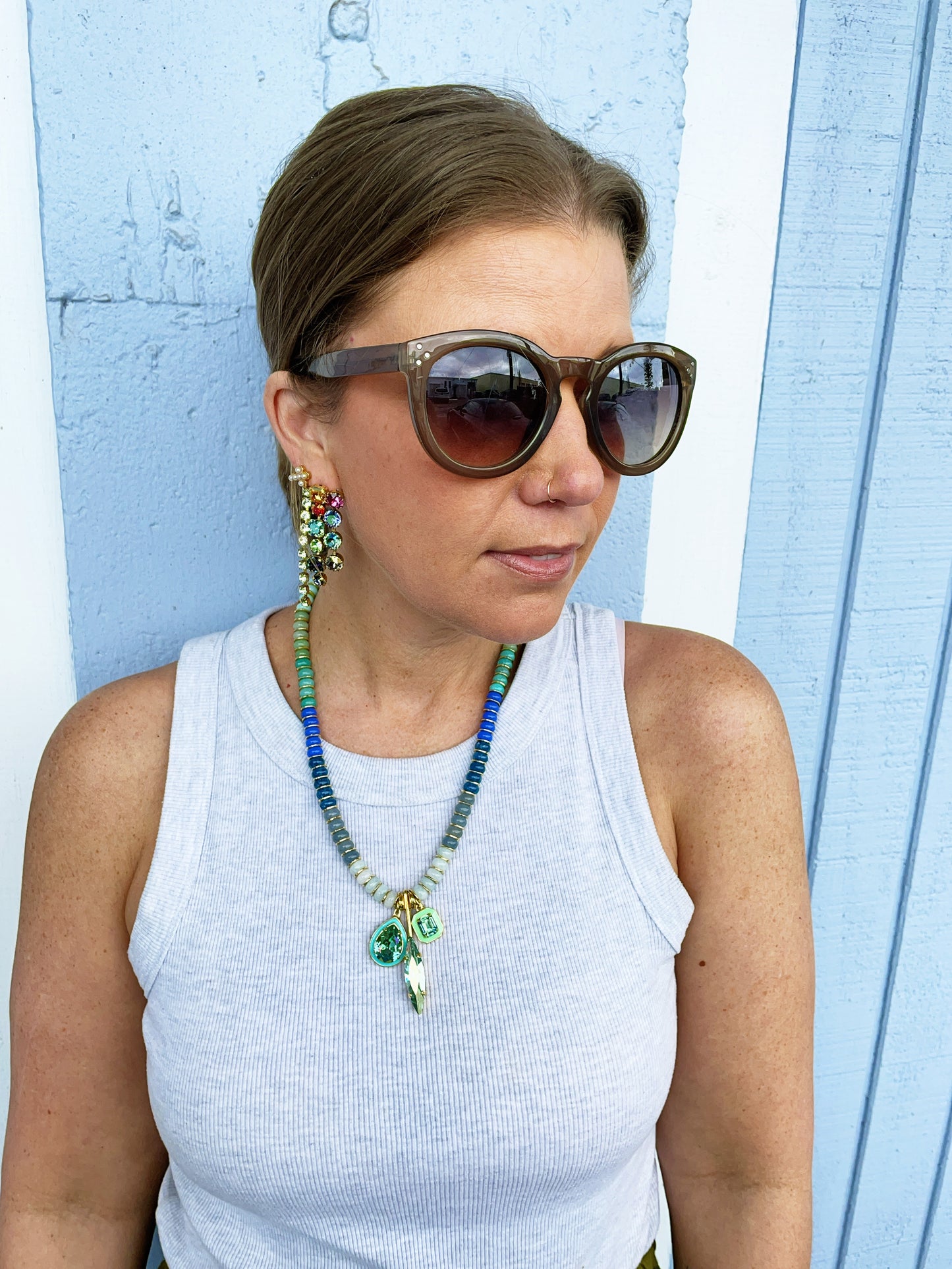 Candace Necklace With 3 Charms