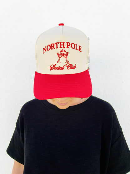 North Pole Social Club Hat (2 color ways)