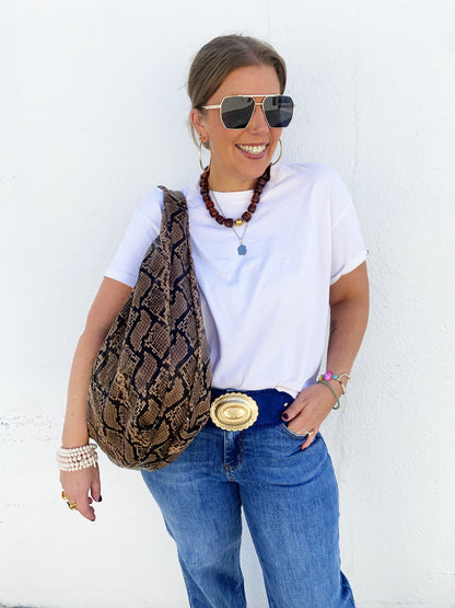 Loren Python in Brown