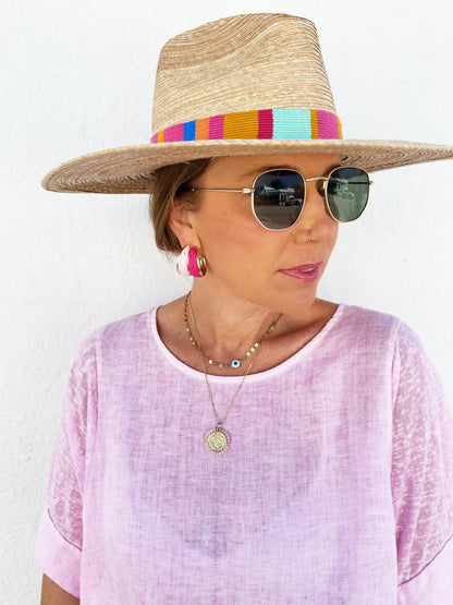 Santonio Earrings in pink