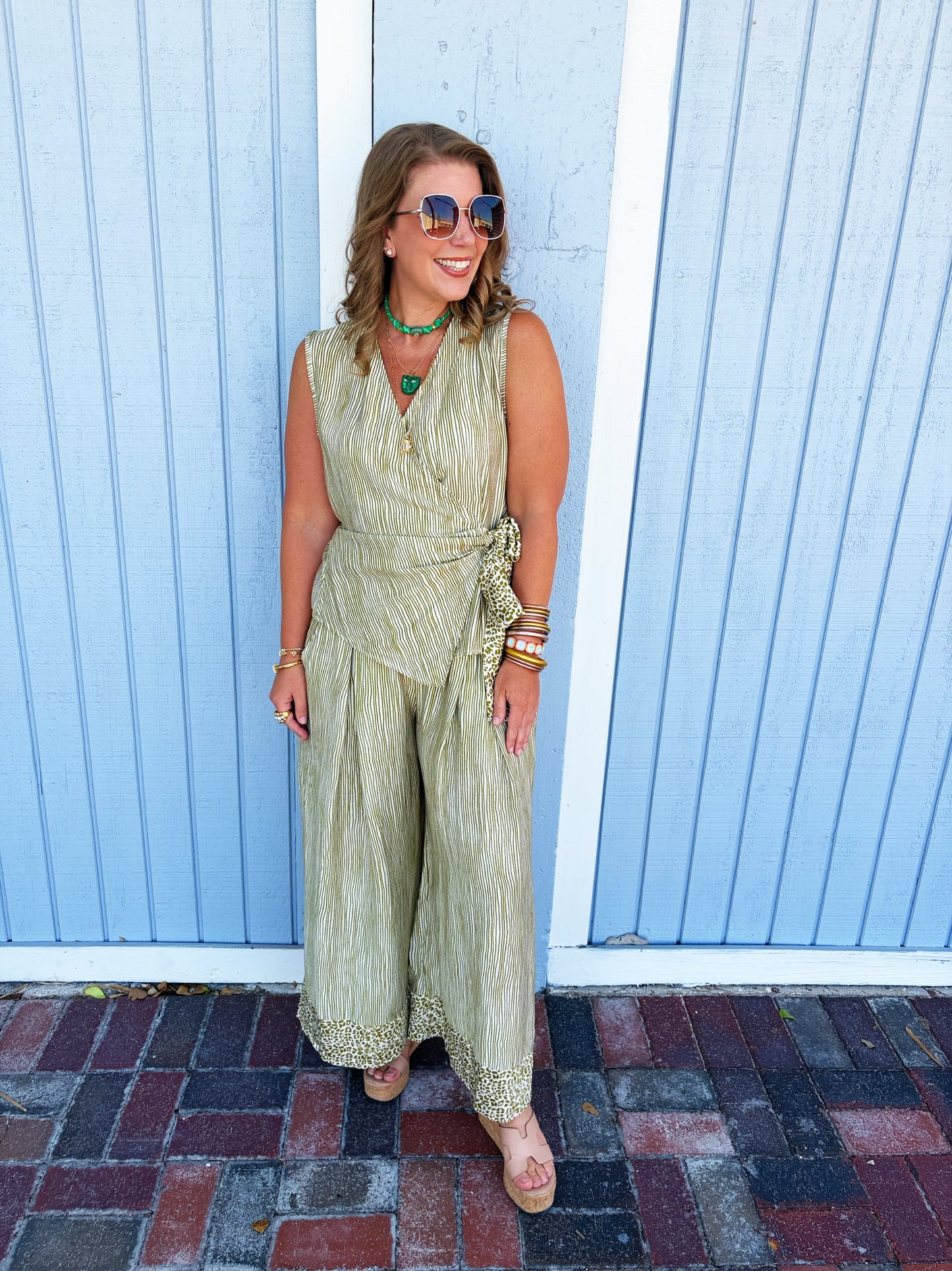 Cheetah Olive Pant