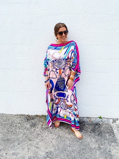 Ella Kaftan - Washable Silk- Multiple Prints