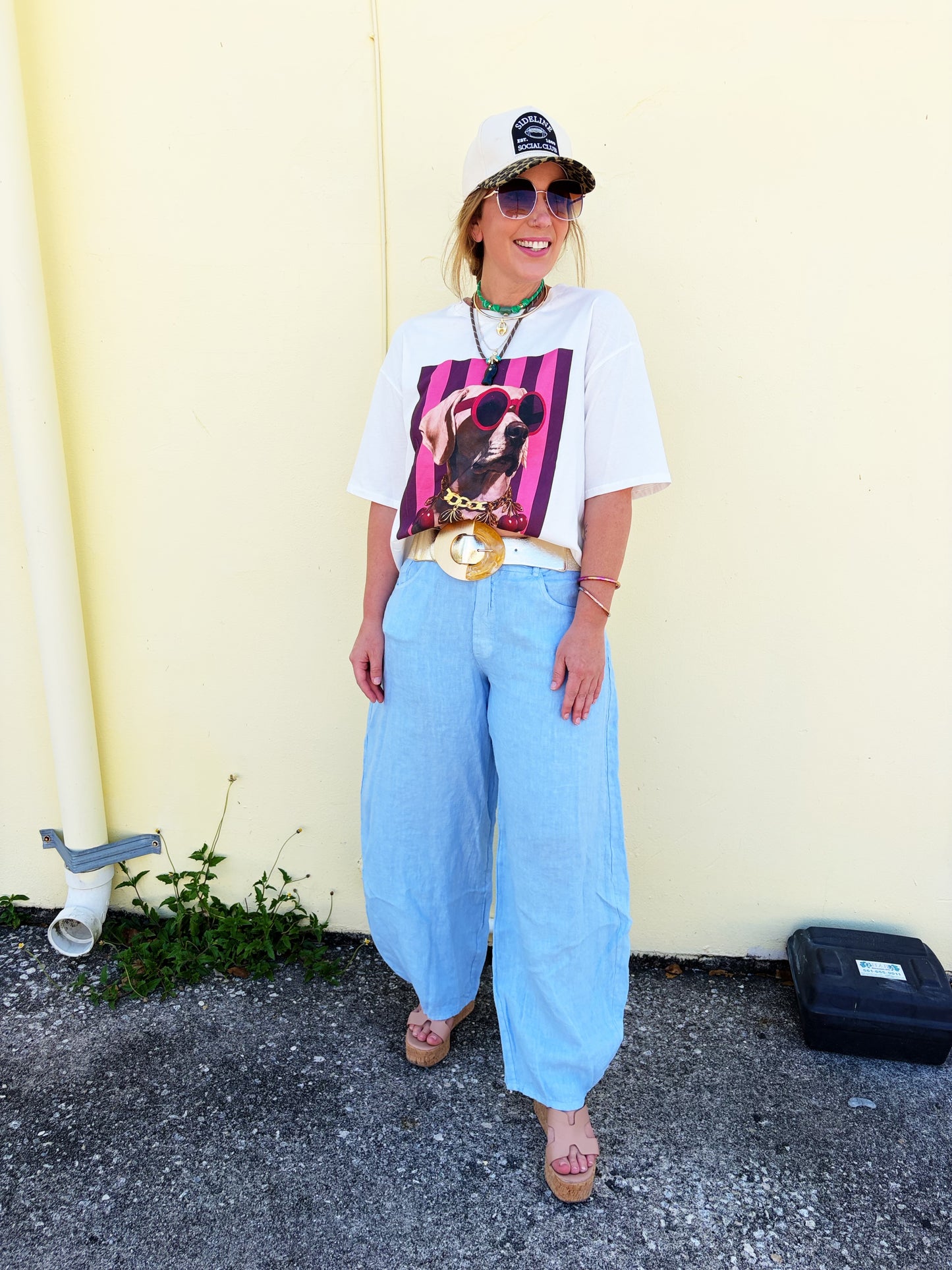 Balloon Linen Pants
