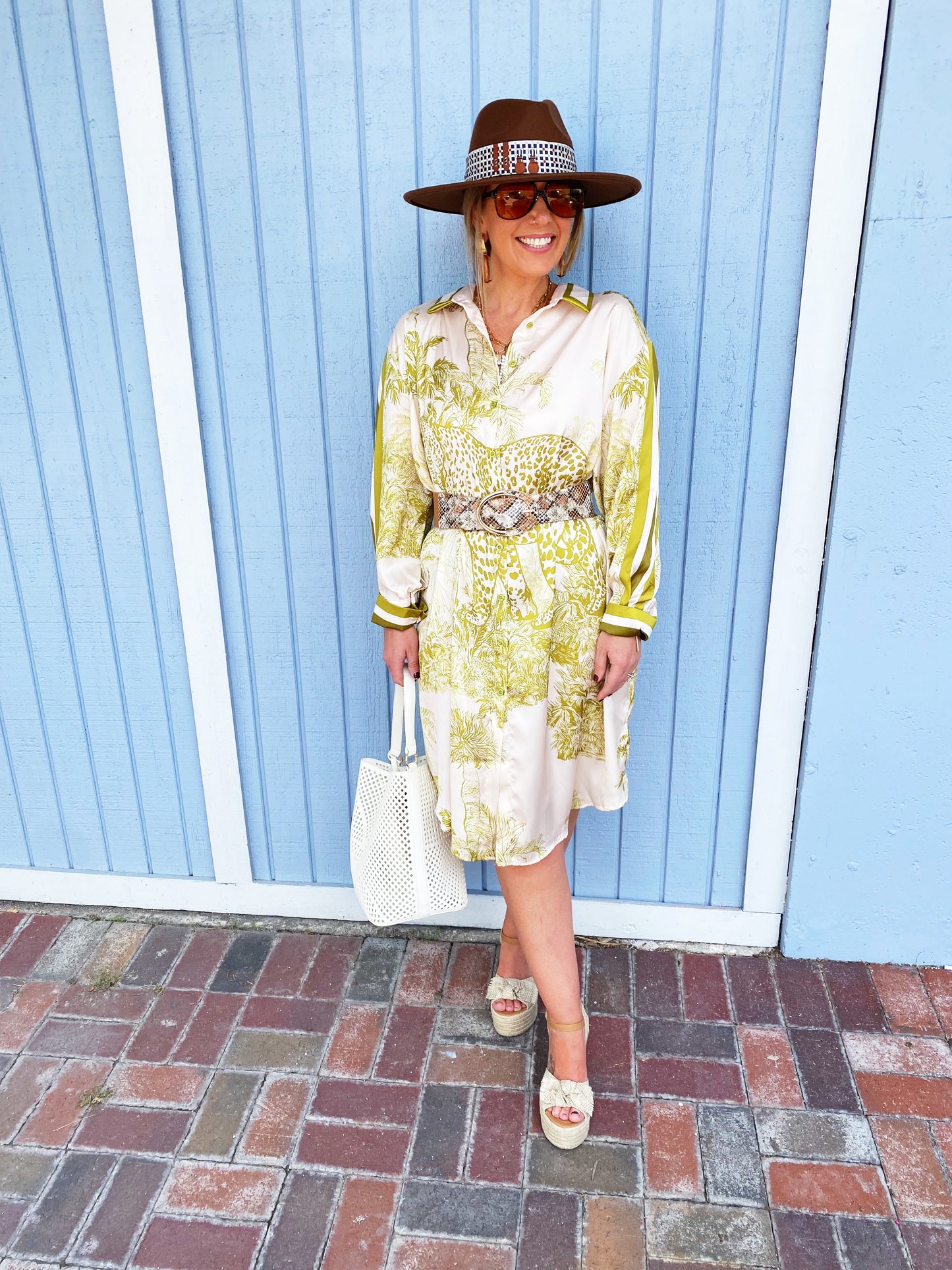 Camila Dress in Green