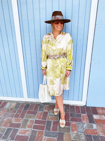 Camila Dress in Green