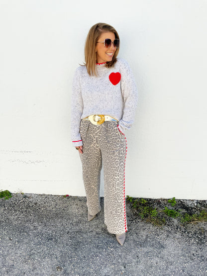 Lulu Heart Sweater S/M