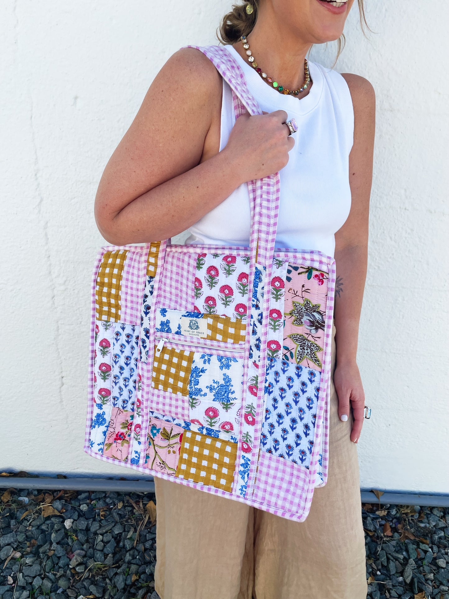 Bebe Pink Tote Bag