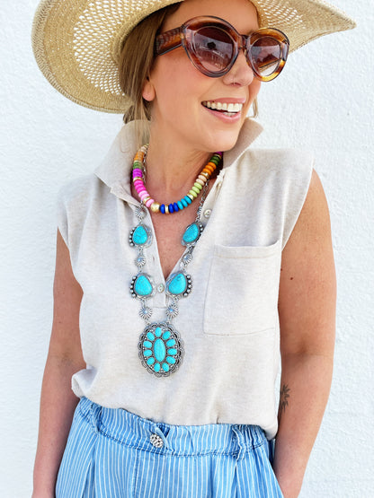 Taylor Turq Necklace FINAL SALE