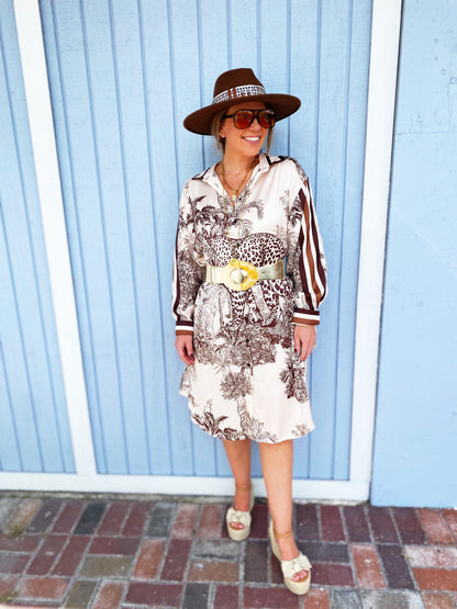 Camilla Dress in Brown