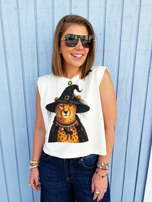 Halloween Cheetah W "real" Bling