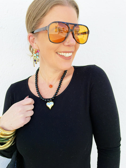 Lisa Jo Heart Necklace