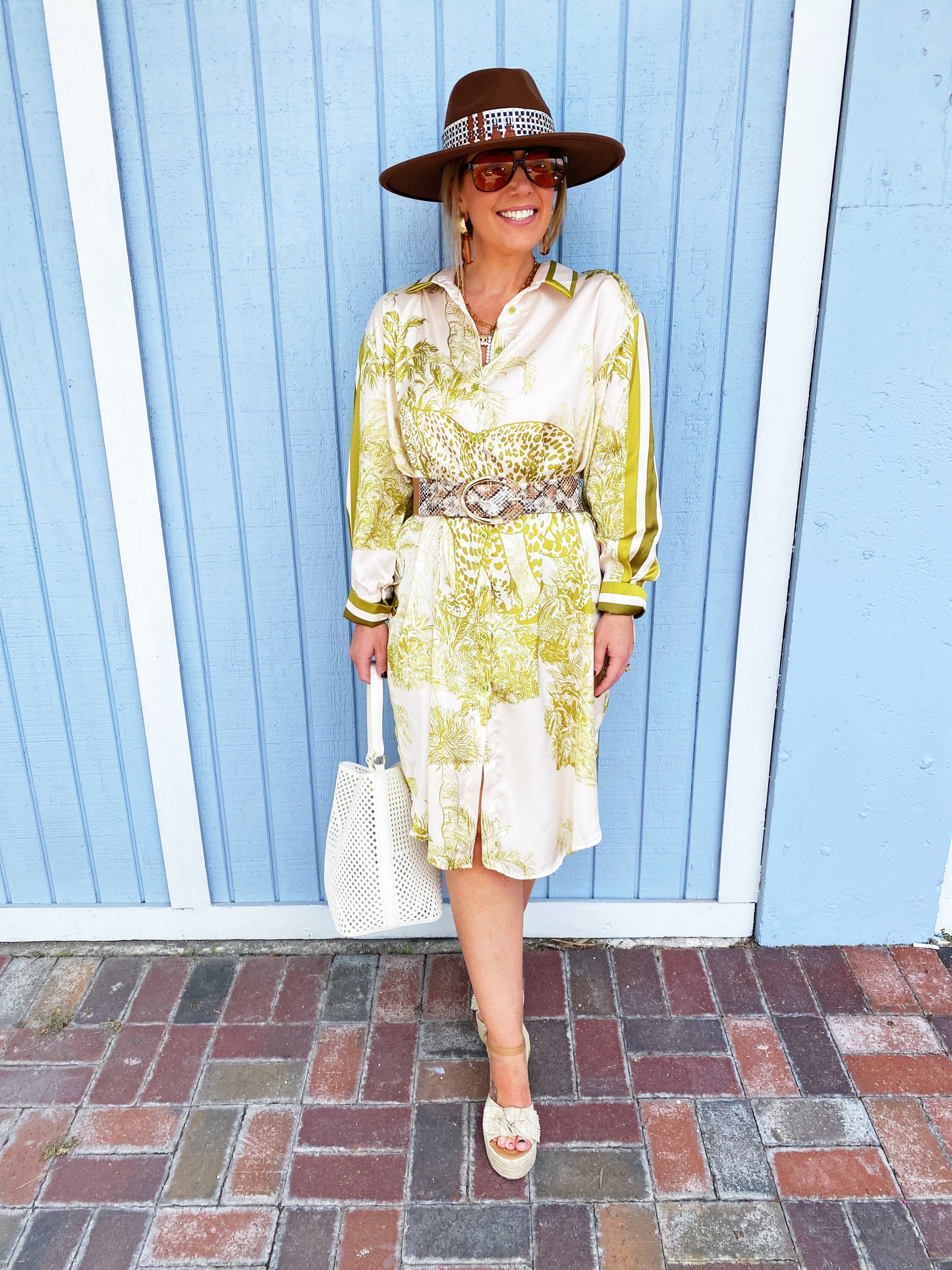 Camila Dress in Green