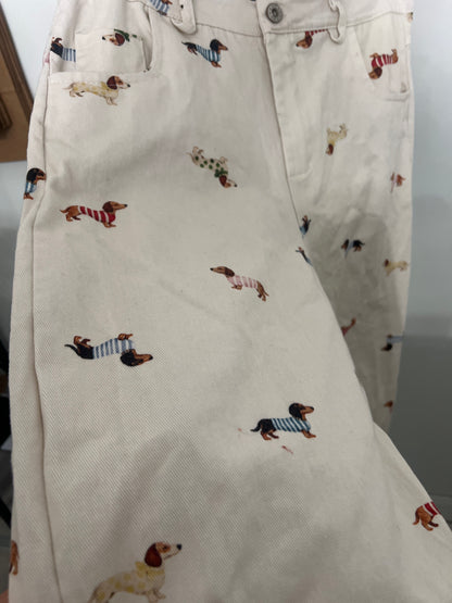 Pooch Pants- *damaged, small make up stain- was washed but didnt come out*
