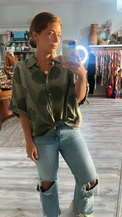 Saint Top in green
