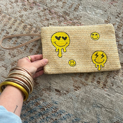 Hand Painted Wristlet