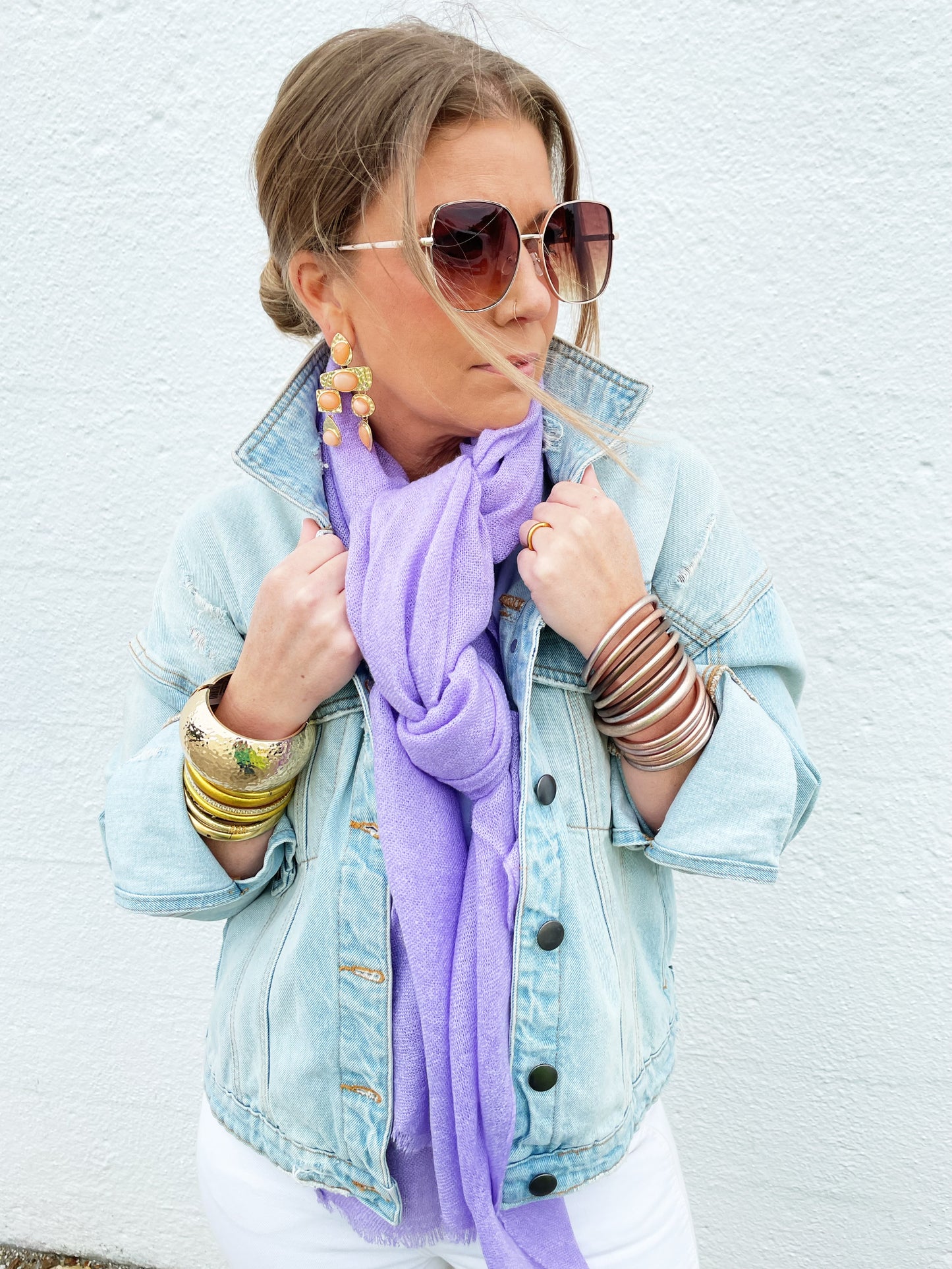 Neon Purple  Scarf