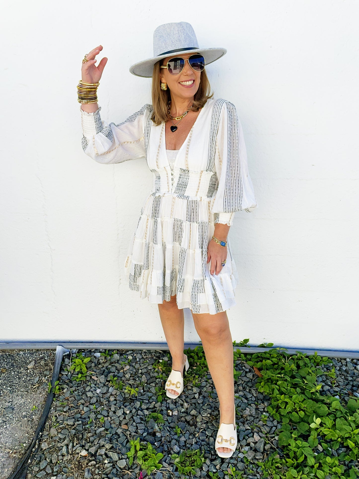 Seabrin Dress in White