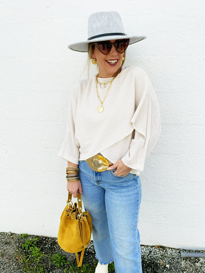 Zoe X Top In Cream