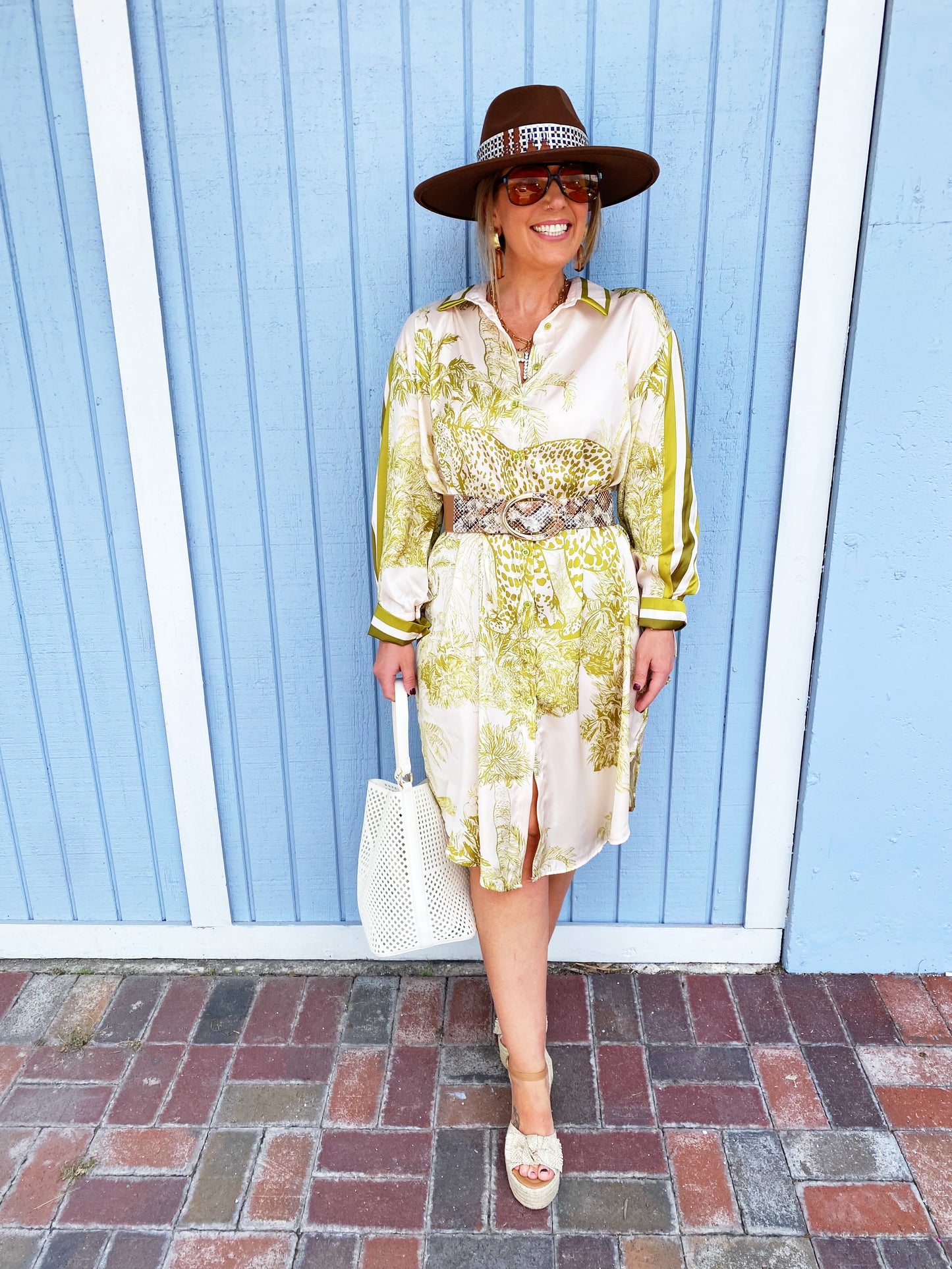 Camila Dress in Green