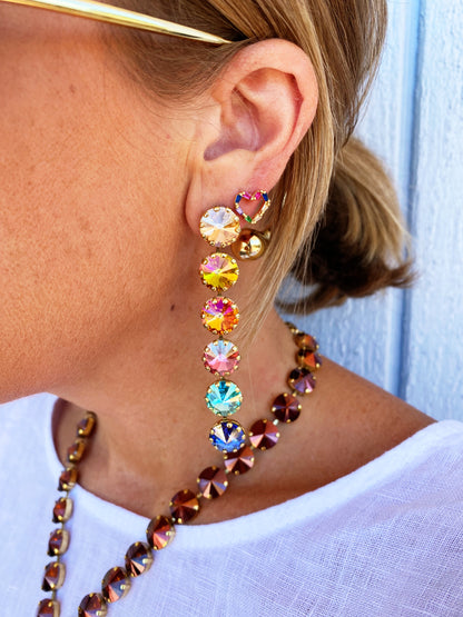 Lilibet Earrings Single in Watermelon Mix