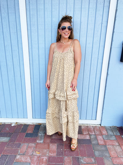 Avery Polka Dot Dress Long