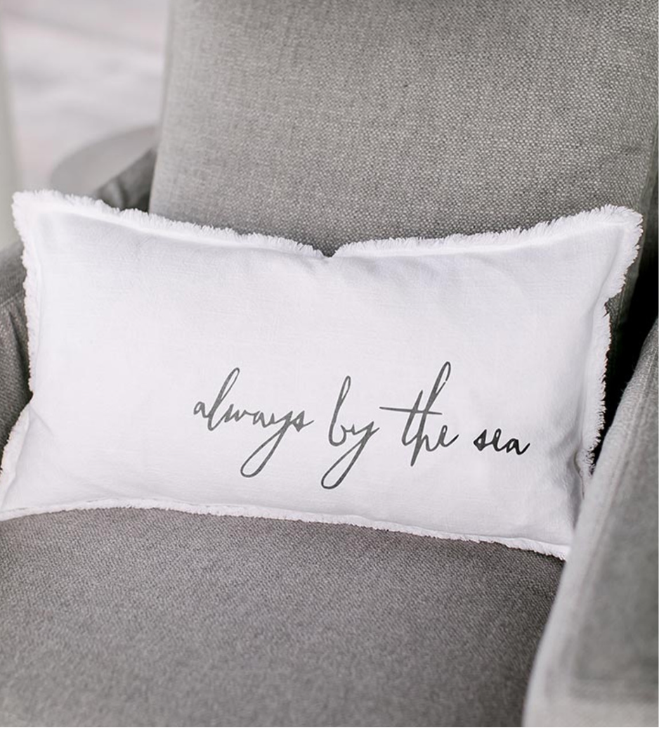 Face to Face Lumbar Pillow - Always By The Sea