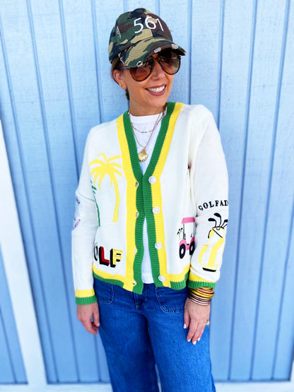 Par Tee Cardigan