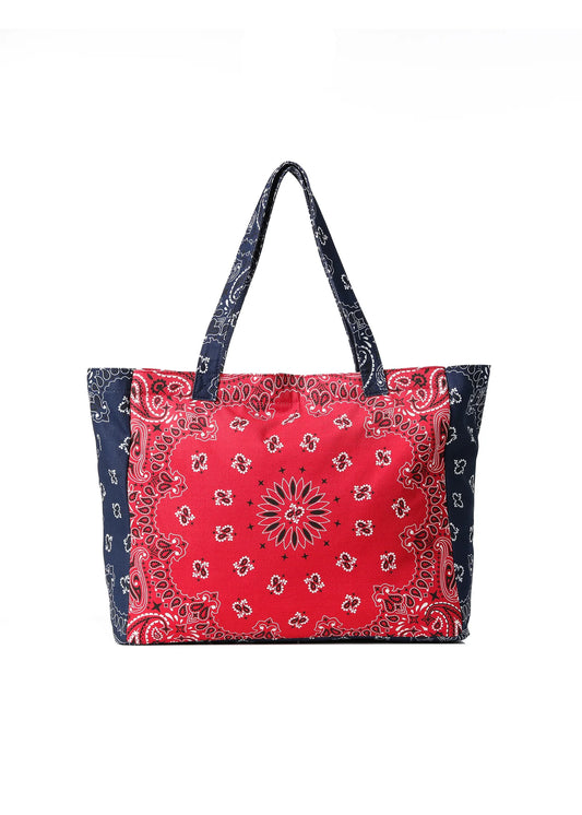 Bailey Bandana Tote Red/Navy PREORDER 5/5