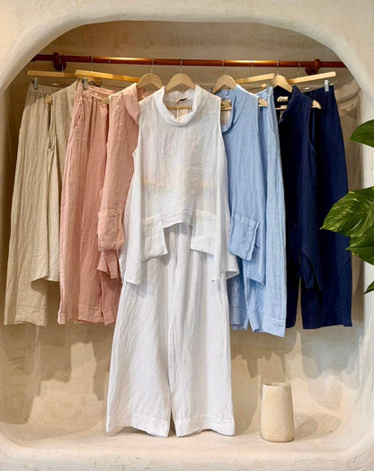 Linda Outfit (Blue, Sand, Pink, White & Navy)