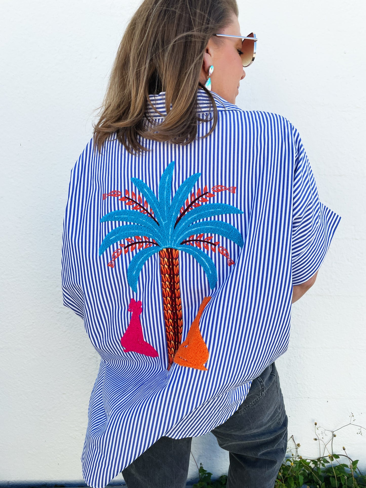 Ericka Top- Dark Blue